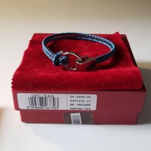 Salvatore Ferragamo Braided Double Wrap Bracelet